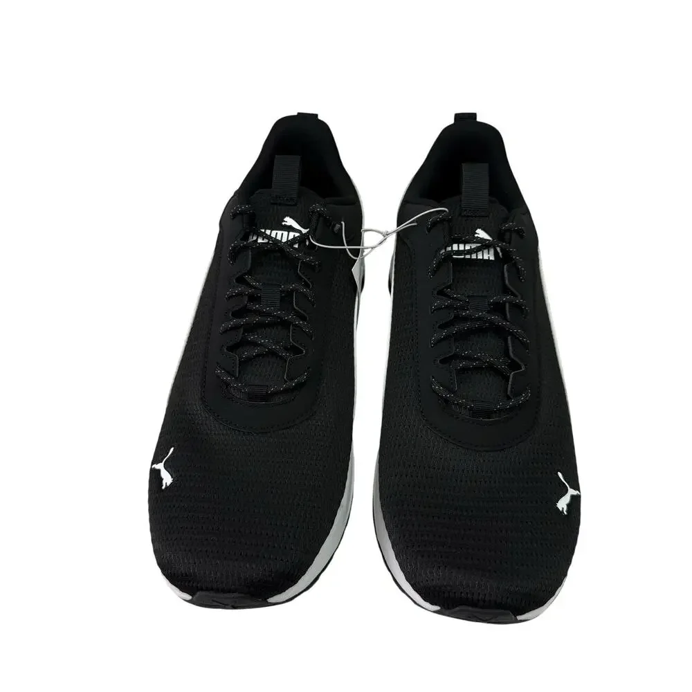 Puma Men's Black and White Running Sneakers